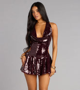 Sparkling Dancer Sequin Romper