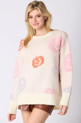Autumn Charm Pumpkin Sweater