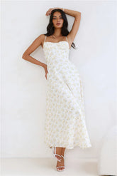 Orchid Kiss Maxi Dress Yellow