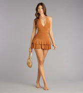 Weekend Plans Ruffle A-Line Romper