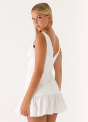 Gretel Mini Dress - White