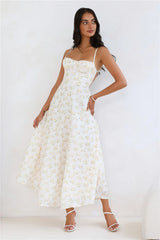 Orchid Kiss Maxi Dress Yellow