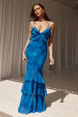 Namari Ruffle Mermaid Maxi Dress