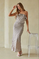 Tanya Striped Maxi Skirt