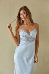 Wendy Lace Trim Maxi Dress