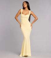 Vanessa Lace-Up Mermaid Formal Dress