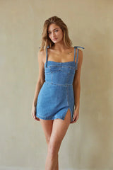 Saylor Denim Mini Dress