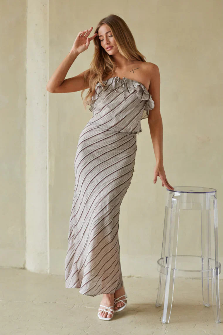 Tanya Striped Maxi Skirt