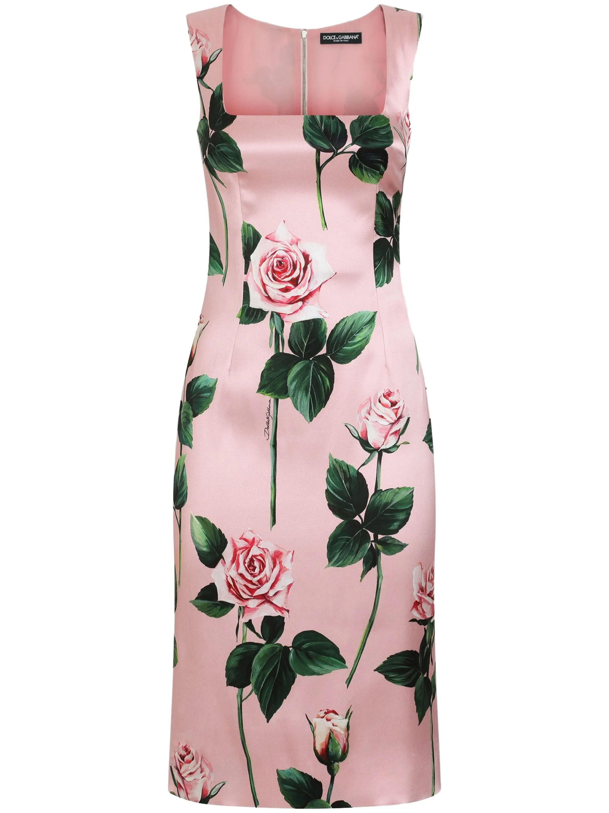 Floral-Print Midi Dress