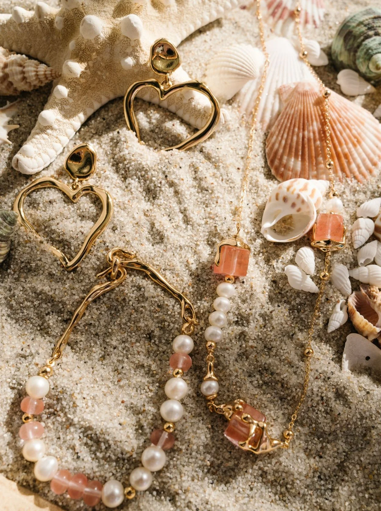 Summer Beach Sets （Bracelet + Necklace + Earrings）