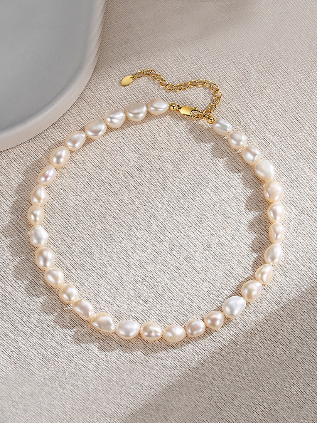 Baroque pearl necklace D0199